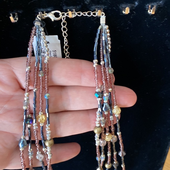 NWT Womens Cookie Lee Multi Strand Necklace - Picture 5 of 8